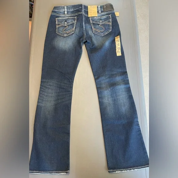 Silver Jeans Women's Blue Denim Jeans - Picture 2 of 4